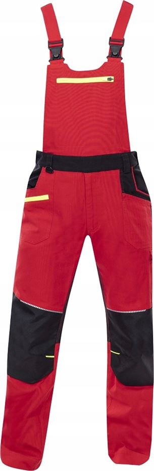 Dlhé pracovné nohavice Ardon 4Xstretch, červené H6612/46, veľkosť 46